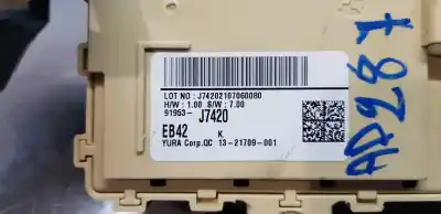 Автозапчасти б/у блок реле/предохранителей за kia ceed (jd) 1.6 tech ссылки oem iam 91953j7420  