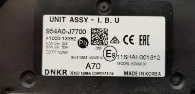 Автозапчастина б/у модуль комфорт для kia ceed (jd) 1.6 tech посилання на oem iam 954a0j7700  