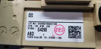 Second-hand car spare part fuse box unit for hyundai i30 fastback tecno oem iam references 91955g4290  