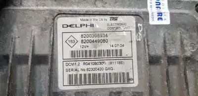 Second-hand car spare part ecu engine control for renault modus confort dynamique oem iam references 8200398934  8200449080