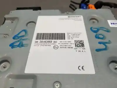 Peça sobressalente para automóvel em segunda mão sistema de áudio / rádio cd por citroen ds 7 crossback bluehdi referências oem iam 9835408980  