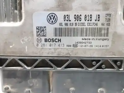 Second-hand car spare part ecu engine control for skoda superb combi (3t5) active oem iam references 03l906018jb  0281017413
