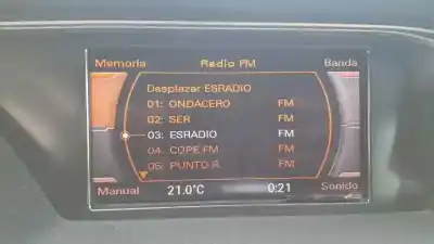 Second-hand car spare part multifunction display for audi a4 berlina (b8) premium oem iam references 8t0919603f  