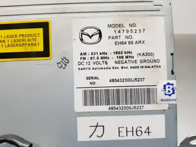 Автозапчастина б/у аудіо система / радіо cd для mazda cx-7 (er) active посилання на oem iam eh6466arx  