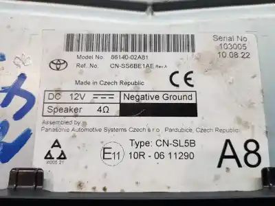 Second-hand car spare part multifunction display for toyota corolla (e21) style oem iam references 8614002a81  