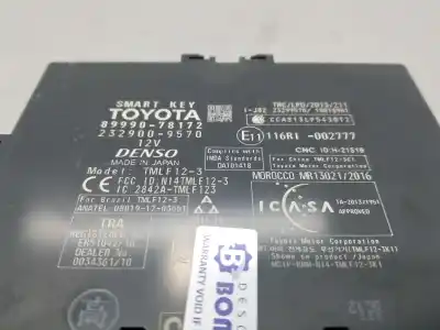 Second-hand car spare part electronic module for lexus nx essence oem iam references 8999078172  2329009570