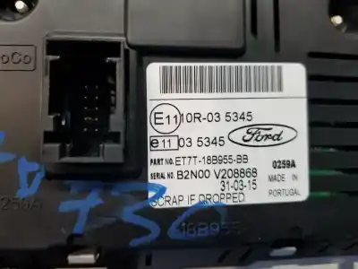 Автозапчасти б/у многофункциональный дисплей за ford fiesta (ccn) confort ссылки oem iam et7t18b955bb  
