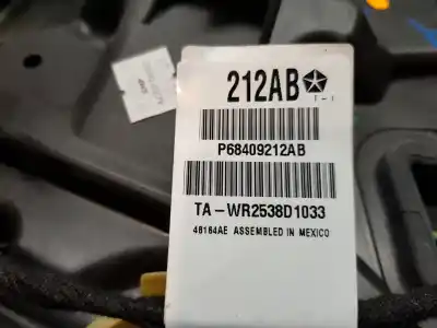 Second-hand car spare part rear right window regulator for jeep compass (mp, m6, mv, m7) 1.4 multiair oem iam references 68292132aa 68242305aa p68409212ab