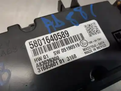 Second-hand car spare part heating / air conditioning control panel for iveco daily furgón fg h2 33 s ... v batalla 3520 oem iam references 5801640589  