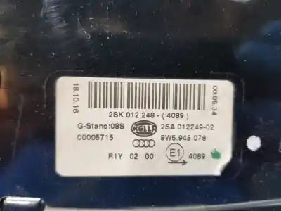 Автозапчасти б/у внутренний правый задний фонарь за audi a4 (b9) quattro ссылки oem iam 8w5945076  