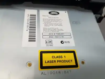Peça sobressalente para automóvel em segunda mão sistema de áudio / rádio cd por land rover range rover sport ls referências oem iam ah2218c815ad  