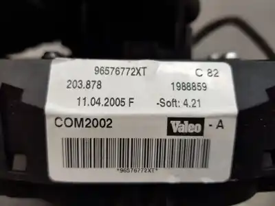 Second-hand car spare part multifunction switch for citroen c3 pluriel exclusive oem iam references 96576772xt  