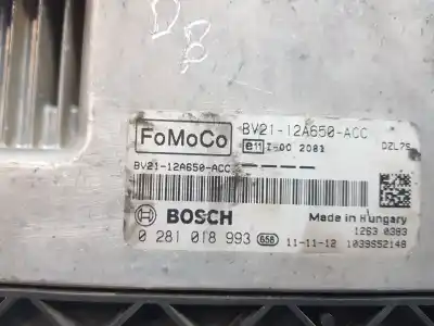Second-hand car spare part ecu engine control for ford fiesta (cb1) active oem iam references bv2112a650acc  0281018993