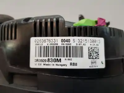 Peça sobressalente para automóvel em segunda mão quadrante por seat exeo berlina (3r2) reference referências oem iam 3r0920830mx 3r0920830m 0263676331