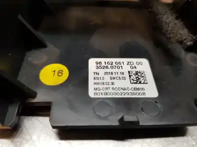 Second-hand car spare part multifunction display for peugeot rifter acces oem iam references 98162661zd  