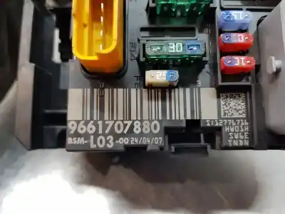 Second-hand car spare part fuse box unit for citroen c3 cool oem iam references 9661707880  bsml03