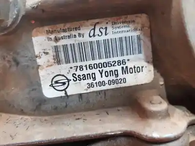 Автозапчастина б/у коробка передач для ssangyong actyon limited посилання на oem iam 3610009020  3610009020