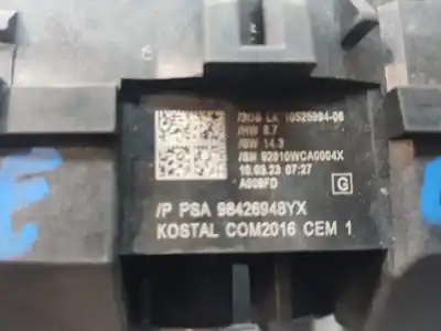 Second-hand car spare part multifunction switch for opel mokka 1.2 gs line [1.2 ltr. - 96 kw] oem iam references 98426948yx  