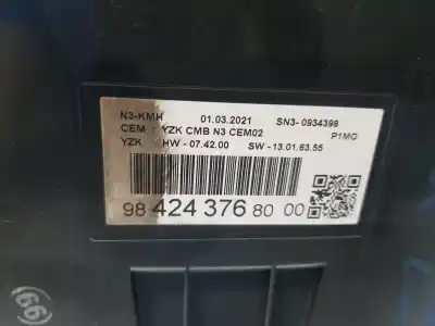 Peça sobressalente para automóvel em segunda mão quadrante por opel crossland x selective referências oem iam 9842437680  