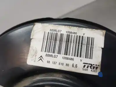 Peça sobressalente para automóvel em segunda mão servo freio por opel crossland x selective referências oem iam 1635068680 39176061 9813761080