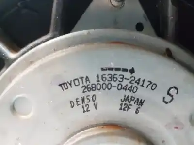 Second-hand car spare part radiator cooling fan for toyota corolla (e21) hev oem iam references 1636324170  167110t270