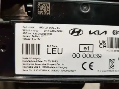 Second-hand car spare part electronic module for hyundai tucson tecno sky oem iam references 96510n7000  
