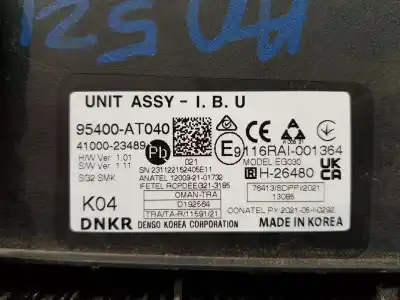Pezzo di ricambio per auto di seconda mano modulo elettronico per kia niro concept riferimenti oem iam 95400at040  