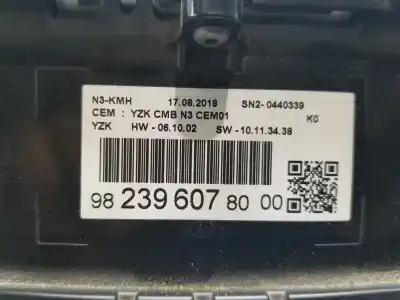 Peça sobressalente para automóvel em segunda mão quadrante por citroen spacetourer autobus referências oem iam 9837546480  9823960780