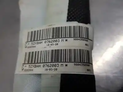 Автозапчасти б/у подушка безопасности передняя левая шторка безопасности за citroen c4 cactus shine ссылки oem iam 9804358980  