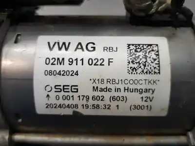 Peça sobressalente para automóvel em segunda mão motor de arranque por seat arona style referências oem iam 02m911022f  