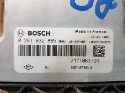 Pezzo di ricambio per auto di seconda mano centralina motore per renault kangoo dynamique riferimenti oem iam 237106319r  0281032885