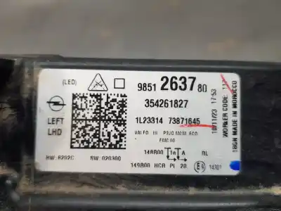 Автозапчастина б/у ліва фара для opel corsa f elegance посилання на oem iam 9851263780   Автозапчастина б/у ліва фара для opel corsa f elegance посилання на oem iam 9851263780