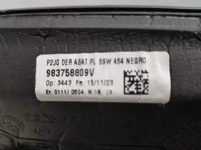 Автозапчастина б/у правий задний огляд для opel corsa f elegance посилання на oem iam 983758809v  983758801t Автозапчастина б/у правий задний огляд для opel corsa f elegance посилання на oem iam 983758809v  983758801t