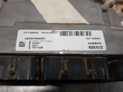 Second-hand car spare part ecu engine control for renault master iii furgón oem iam references 237100644v 237100644v 745173258