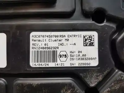 Peça sobressalente para automóvel em segunda mão quadrante por renault master iii furgón referências oem iam 248096232r  