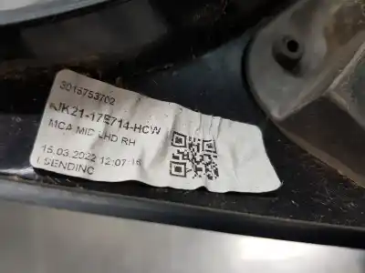 Pezzo di ricambio per auto di seconda mano retrovisore destro per ford transit custom kasten custom riferimenti oem iam 2564163  jk2117e714hcw Pezzo di ricambio per auto di seconda mano retrovisore destro per ford transit custom kasten custom riferimenti oem iam 2564163  jk2117e714hcw