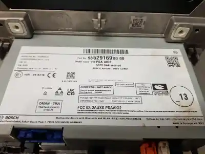 Peça sobressalente para automóvel em segunda mão display gps / multimídia por opel corsa f elegance referências oem iam 9852916980  