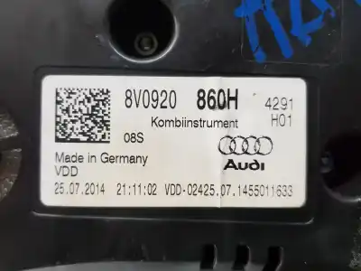 Second-hand car spare part dashboard for audi a3 (8v) attracted oem iam references 8v0920860h  