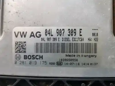 Second-hand car spare part ecu engine control for audi a3 (8v) attracted oem iam references 04l907309e  0281019175