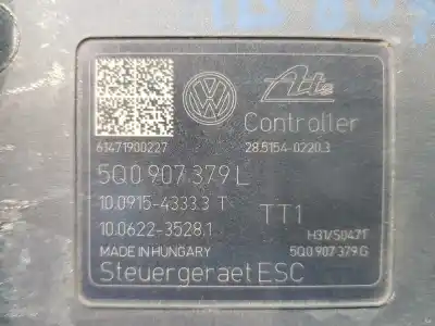 Pezzo di ricambio per auto di seconda mano abs per audi a3 (8v) attracted riferimenti oem iam 5q0614517k 5q0614517kbef 5q0907379l