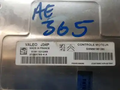 Second-hand car spare part ecu engine control for citroen c3 furio oem iam references 9661961280  9651696680