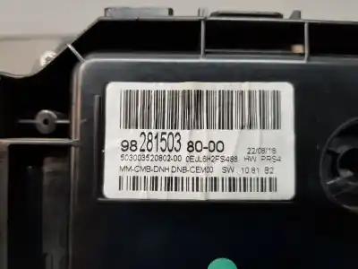 Peça sobressalente para automóvel em segunda mão quadrante por peugeot 3008 active referências oem iam 98281150380  