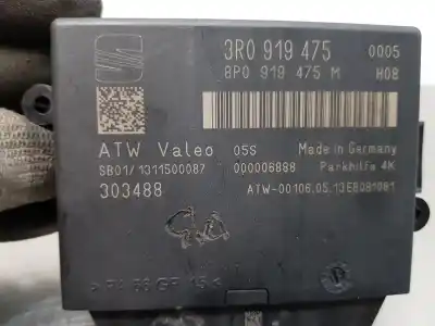 Second-hand car spare part parking sensor control unit for seat exeo berlina (3r2) reference oem iam references 3r0919475  3r0919475m