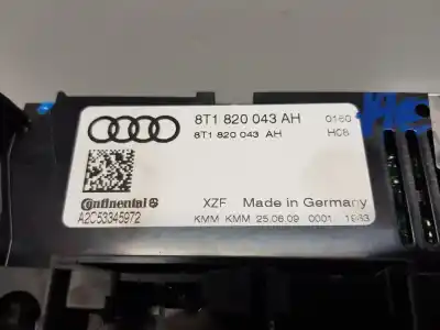Peça sobressalente para automóvel em segunda mão comando de sofagem (chauffage / ar condicionado) por audi a4 avant (b8) sline referências oem iam 8t1820043ah  8t1820043ahxzf
