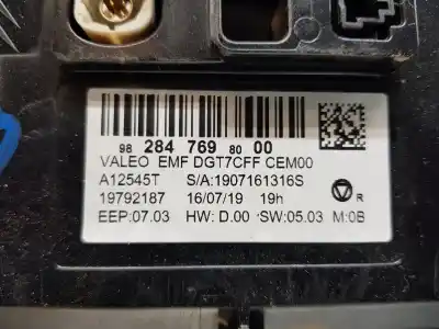 Peça sobressalente para automóvel em segunda mão display gps / multimídia por peugeot 308 allure referências oem iam 9828476980  