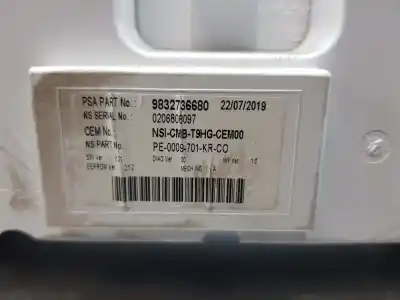 Peça sobressalente para automóvel em segunda mão quadrante por peugeot 308 allure referências oem iam 9832736680  