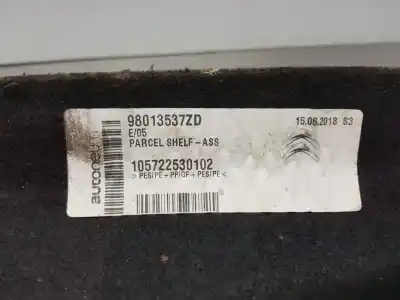 Автозапчастина б/у задній лоток для citroen c4 cactus 1.5 bluehdi 100 посилання на oem iam 98013537zd  