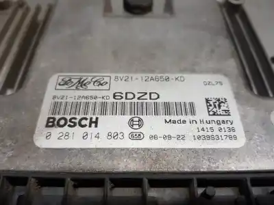 Second-hand car spare part ecu engine control for ford fiesta (cb1) active oem iam references 0281014803  8v2112a650kd