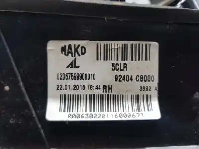 Автозапчастина б/у внутрішній правий завод для hyundai i20 klass active crossover посилання на oem iam 92404c8000  