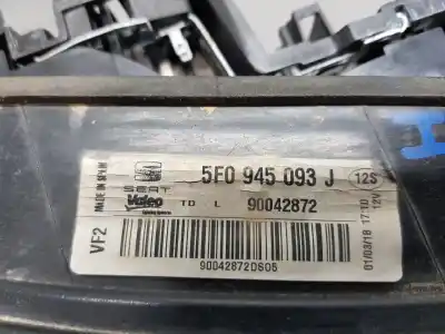 Second-hand car spare part interior left tailgate light for seat leon (5f1) style oem iam references 5f0945093j  